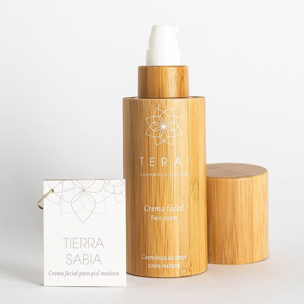 Crema hidratante facial para piel madura 50 ml Terai: TIERRA SABIA