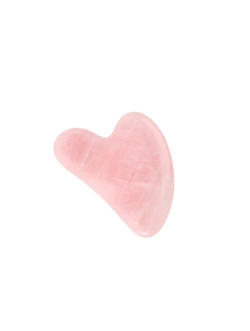 Cuarzo rosa Gua Sha para masaje facial