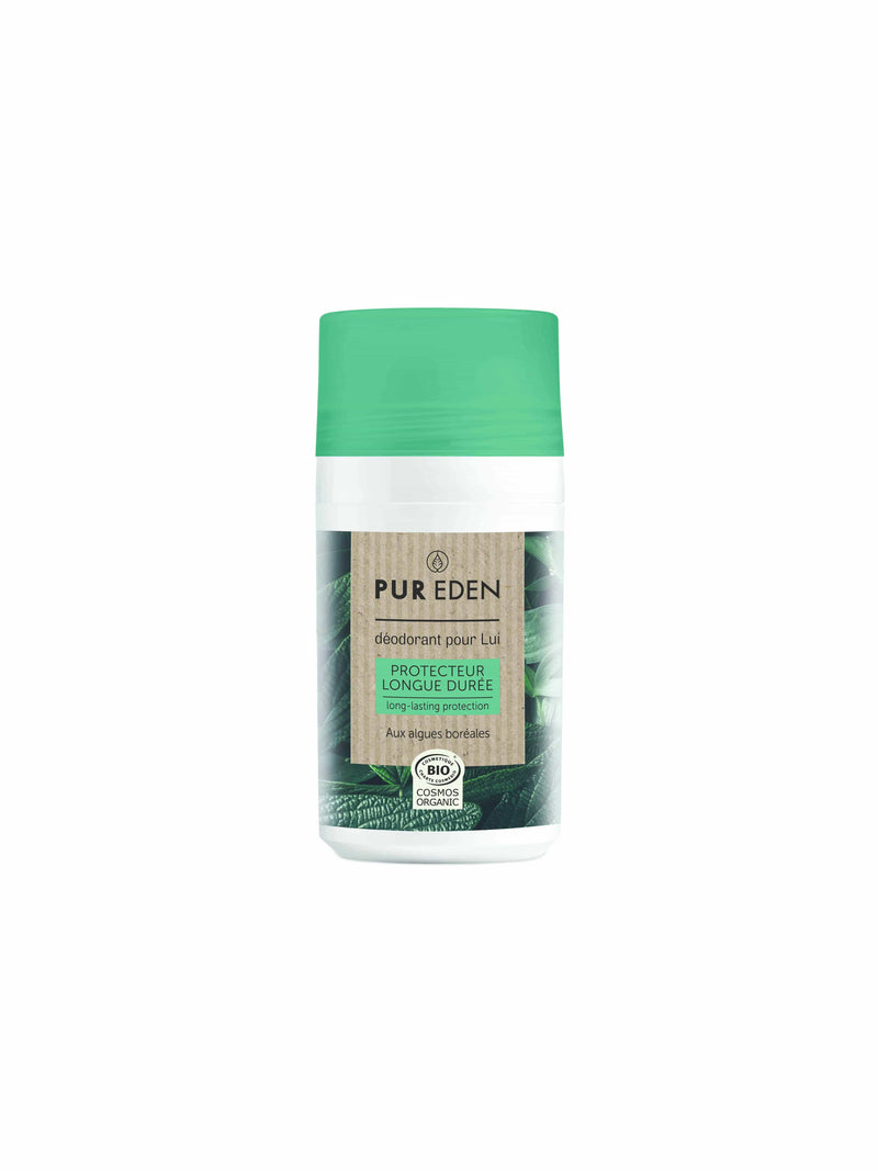 Desodorante de hombre de larga duración con algas boreales de Pur Eden