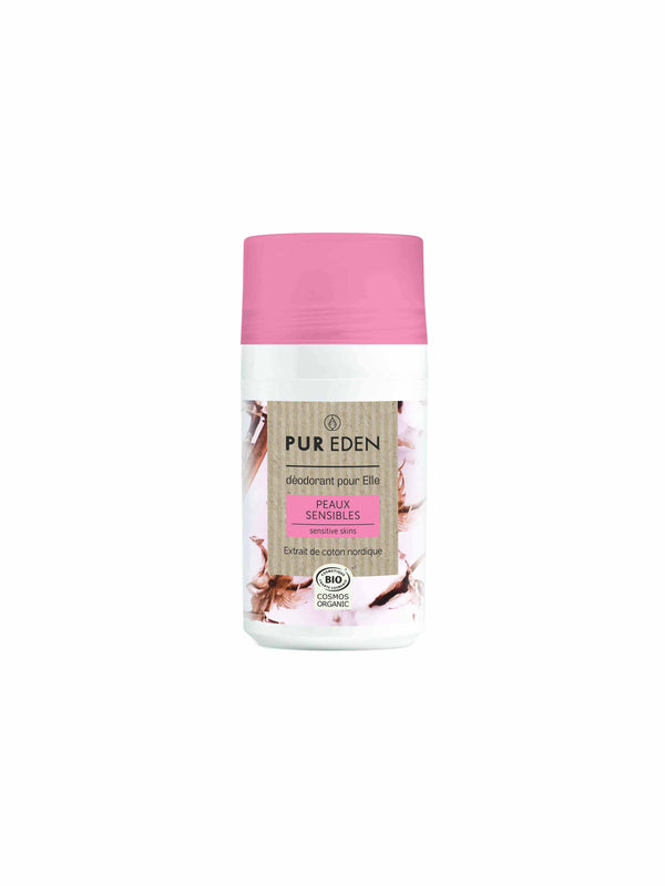 Desodorante de mujer para pieles sensibles de la marca Pur Eden